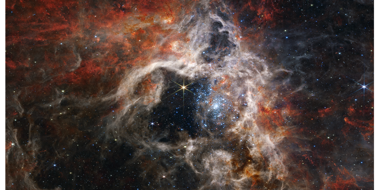 The James Webb Space Telescope opens spooky season with stunning images of Tarantula nebula