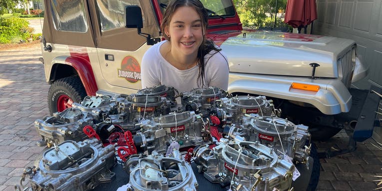 This Florida teen is making a business out of rebuilding old-school auto tech