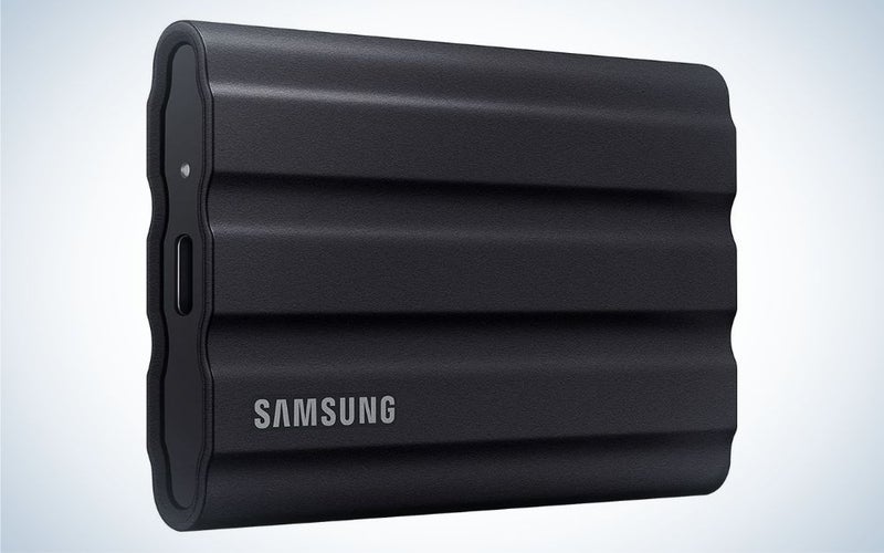 Samsung T7 Shield 2TB Portable SSD is the best high speed external hard drive for PS5.