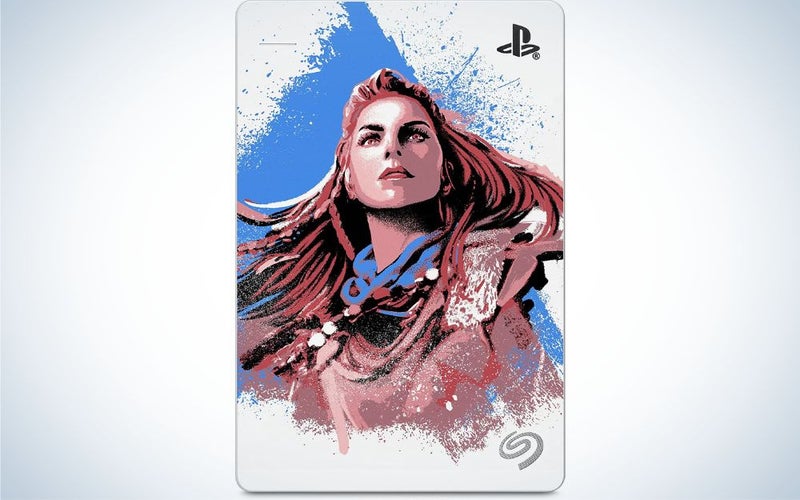 Seagate Horizon Forbidden West Limited Edition Game Drive for PlayStation 5 5TB is the best themed hard drive.