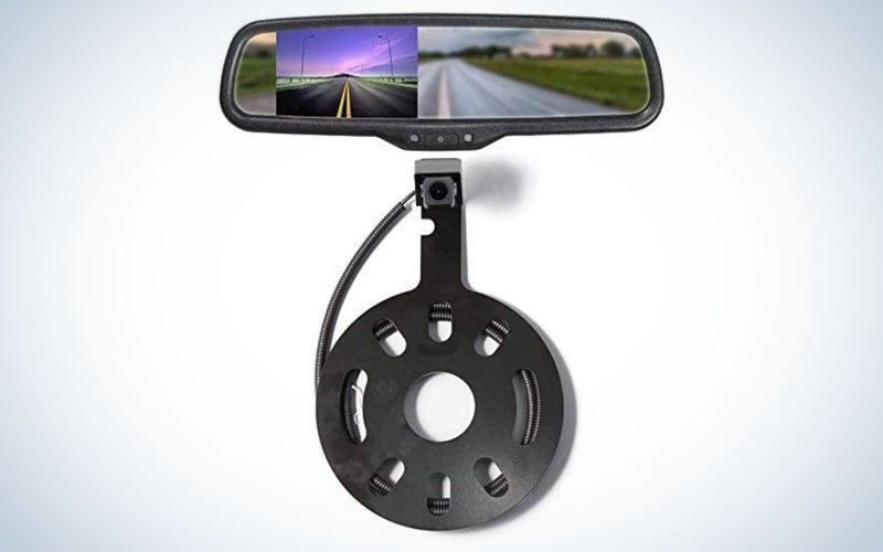 EWAY Backup Rear View Spare Tire Mount is the best backup camera for Jeep wranglers.