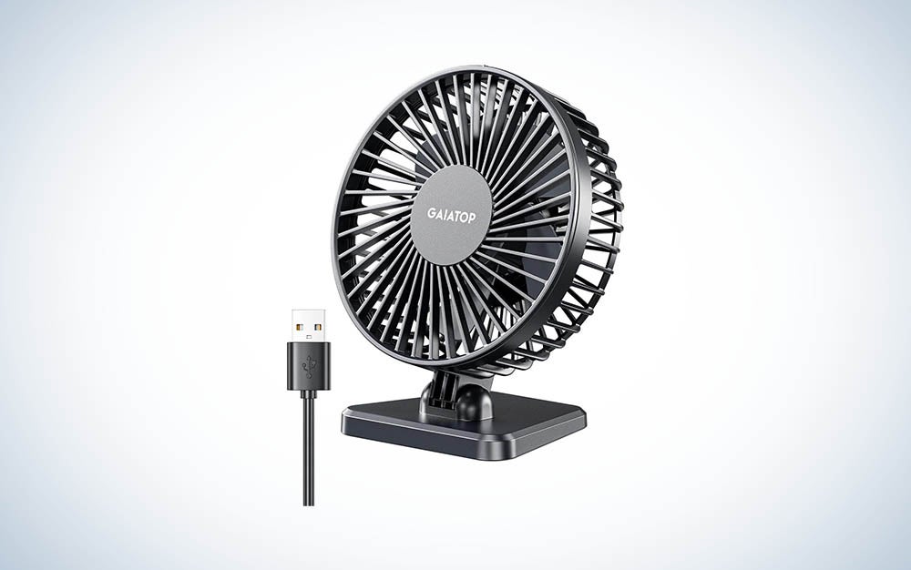 Gaiatop USB Desk Fan on a white background