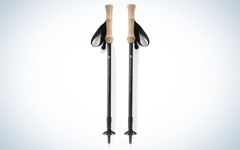 Gossamer Gearâs LT5 carbon trekking poles are extremely light and highly durable.