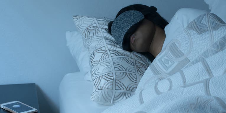 This sleep mask prevents you from snoring all night, and it’s on sale