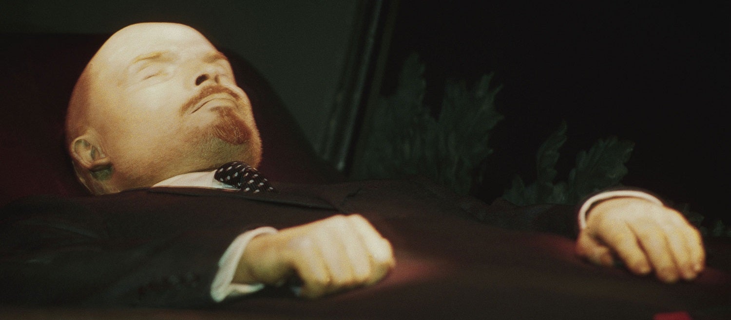 Lenin dead body embalmed