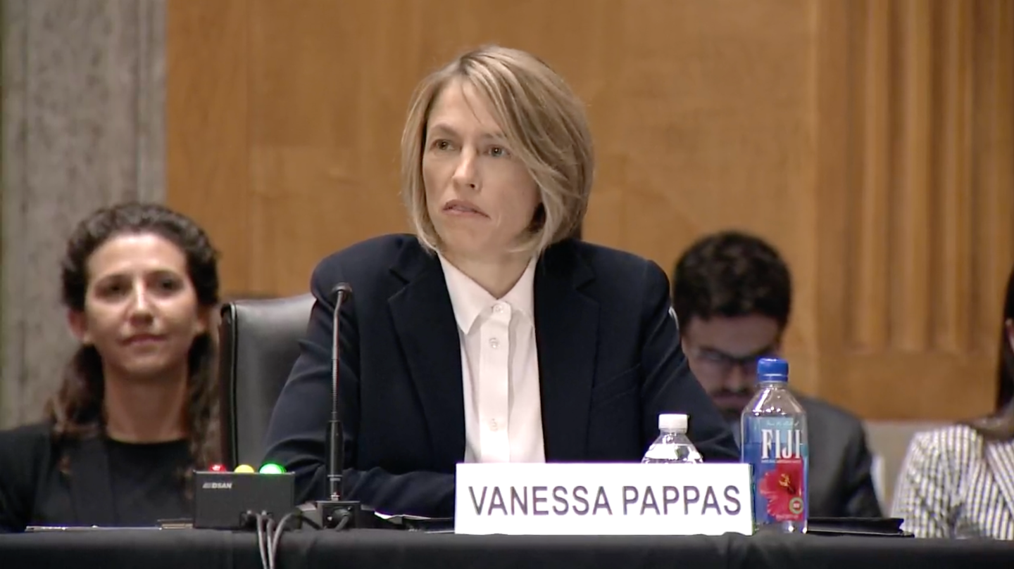 Vanessa Pappas TikTok COO at Senate hearing