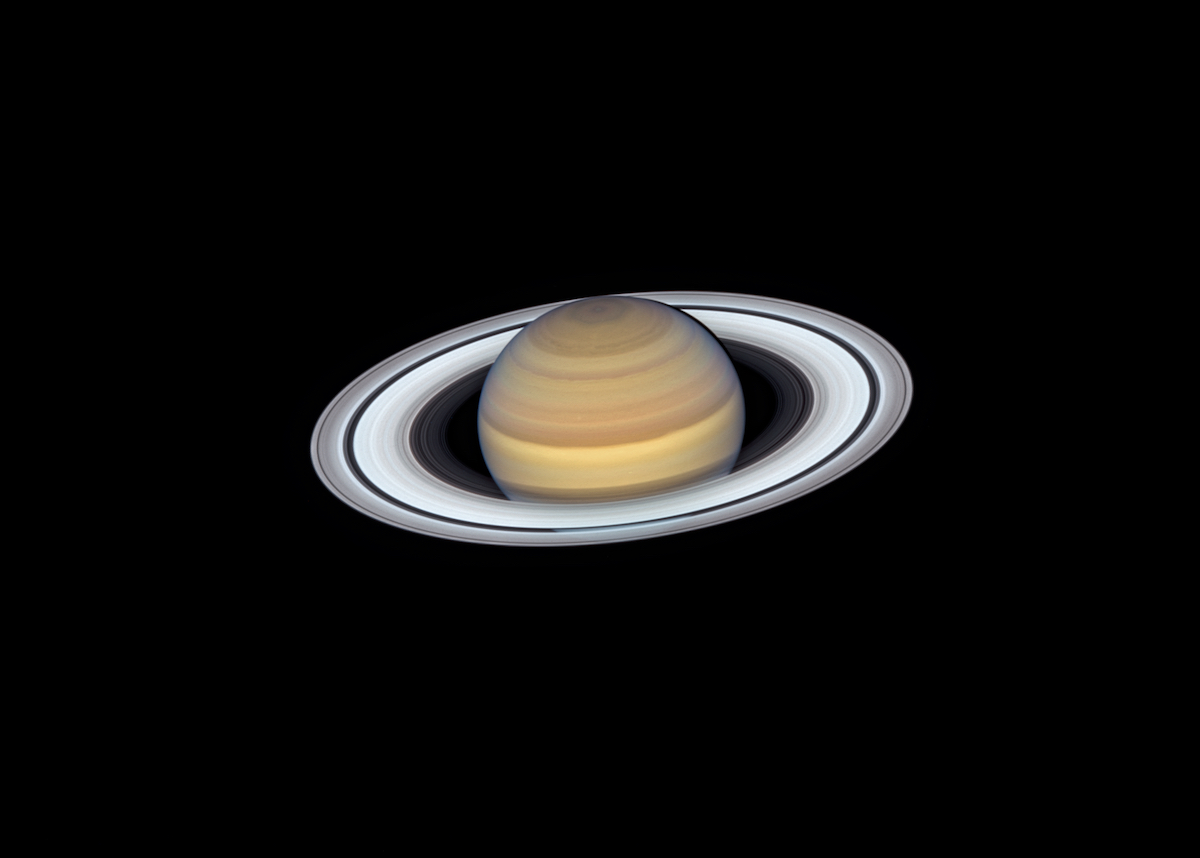 The origin of Saturn’s slanted rings may link back to a lost, ancient moon