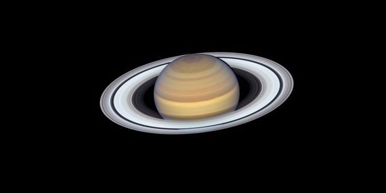 The origin of Saturn’s slanted rings may link back to a lost, ancient moon