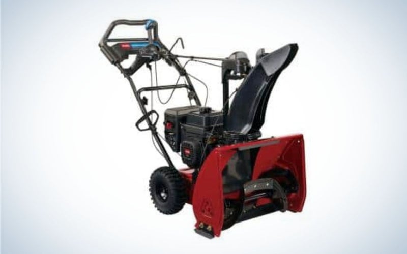 The SnowMaster 824 QXE will power through rough snow with ease.