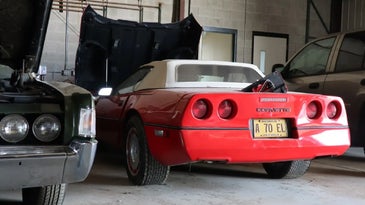 The super-secret story behind the world's only electric Motorola Corvette