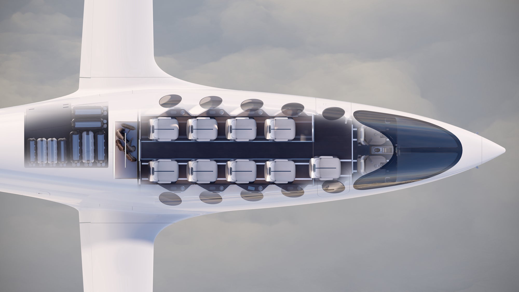 Echa un vistazo a la prueba en tierra de alta velocidad de este elegante avión eléctrico