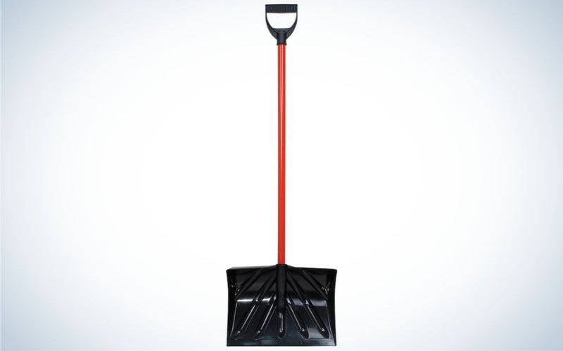 True Temper 16-inch Poly Snow Shovel is the best budget snow shovel for seniors.