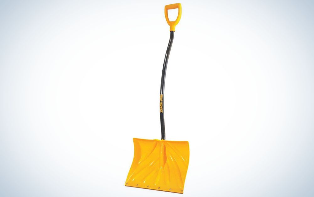 True Temper 18-inch Ergonomic Mountain Mover is the best overall snow shovel for seniors.