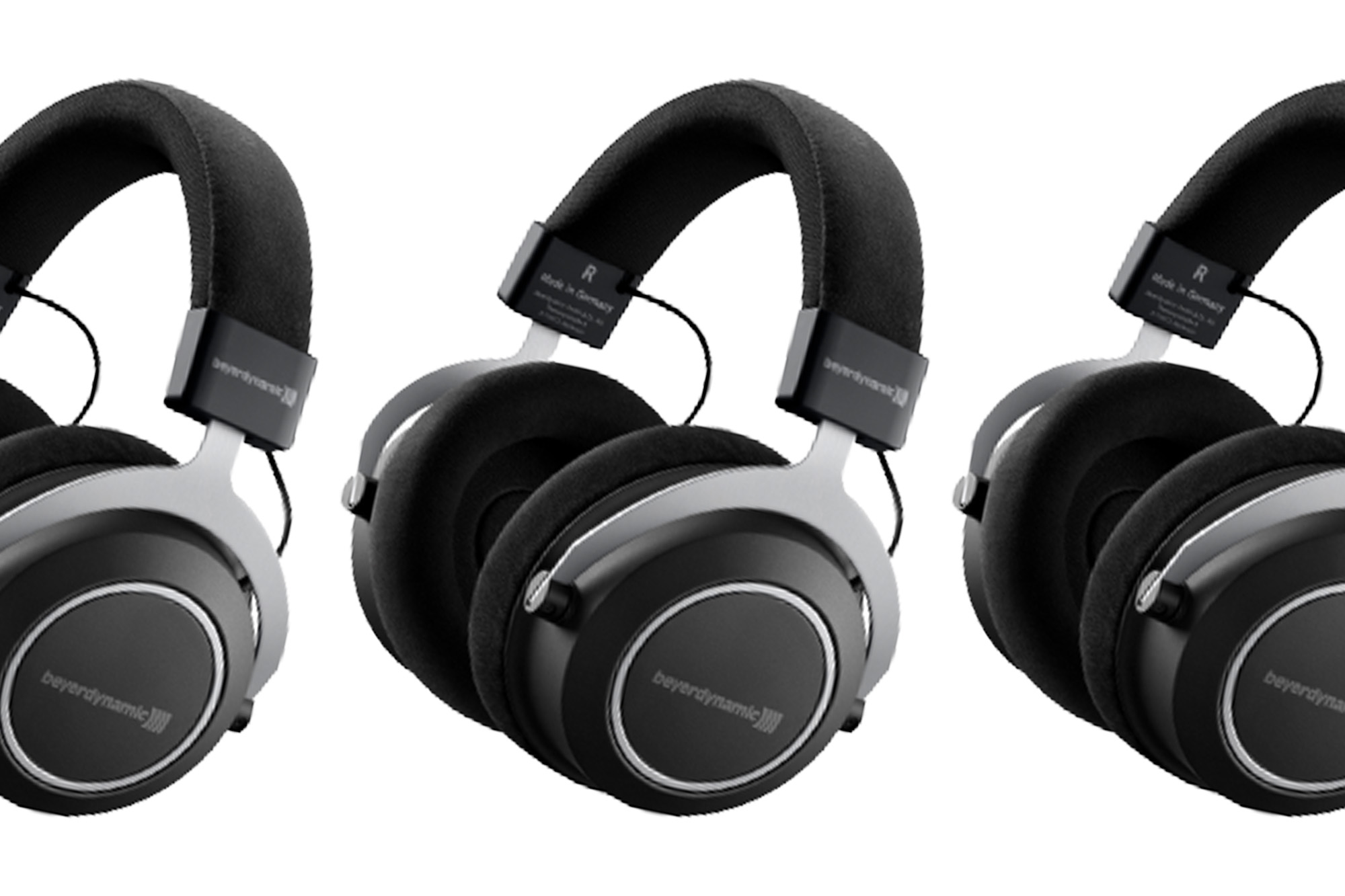 A pair of beyerdynamic Amiron Wireless headphones against a white background