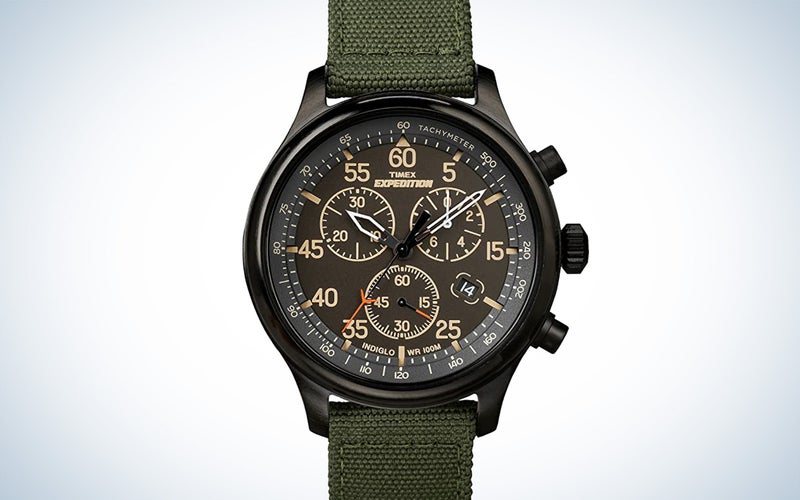 Reloj Timex Expedition en color verde.
