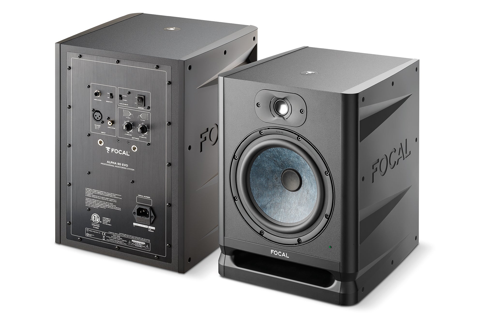 Focal Alpha 80 Evo studio monitors product image