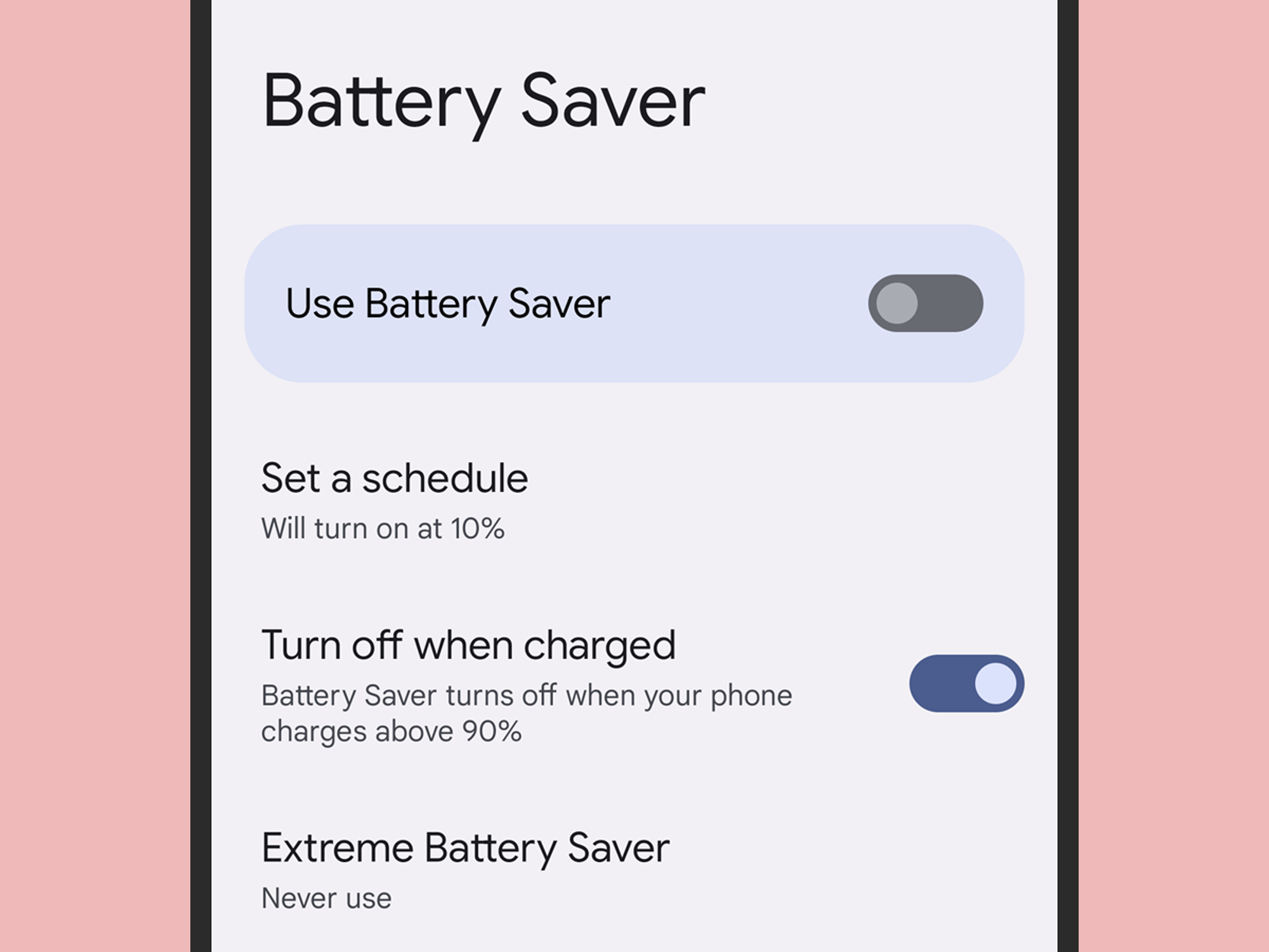 Stop Android from slowing down apps to save battery