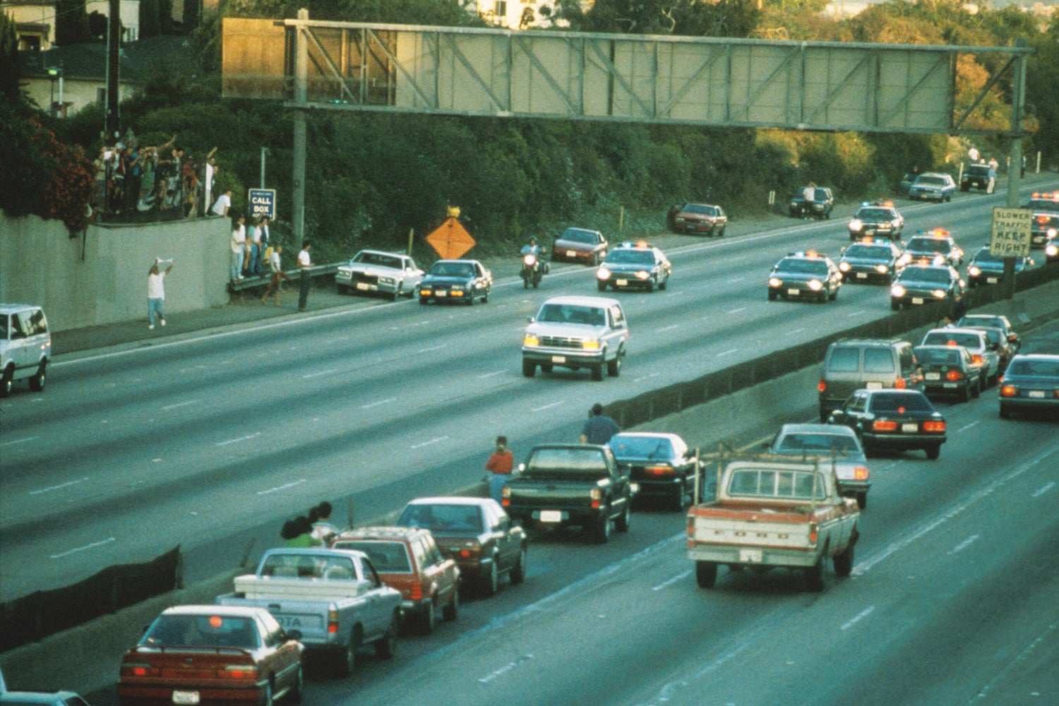 Tráfico de la autopista de Los Ángeles