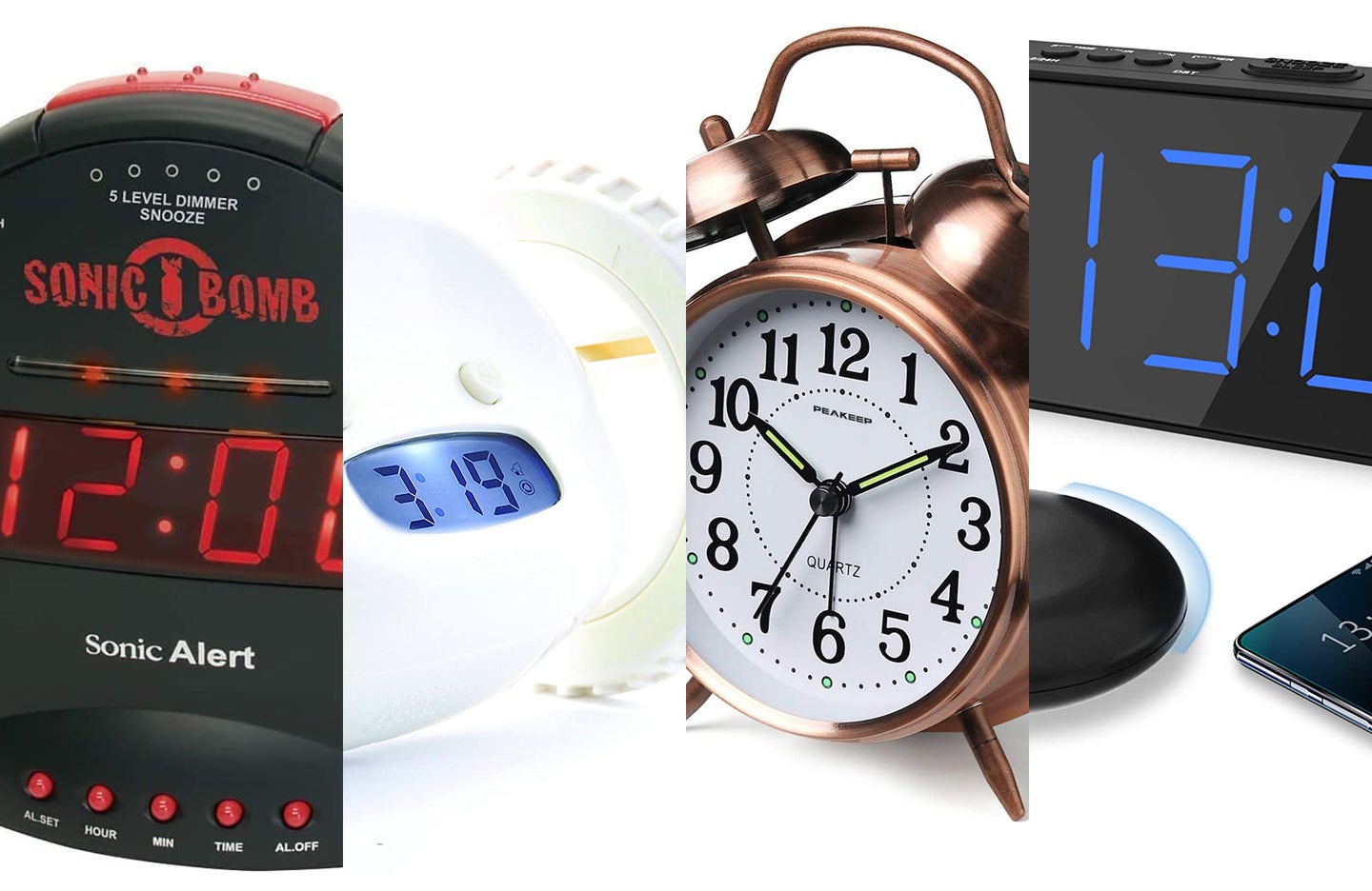 Best alarm clocks for heavy sleepers sliced header
