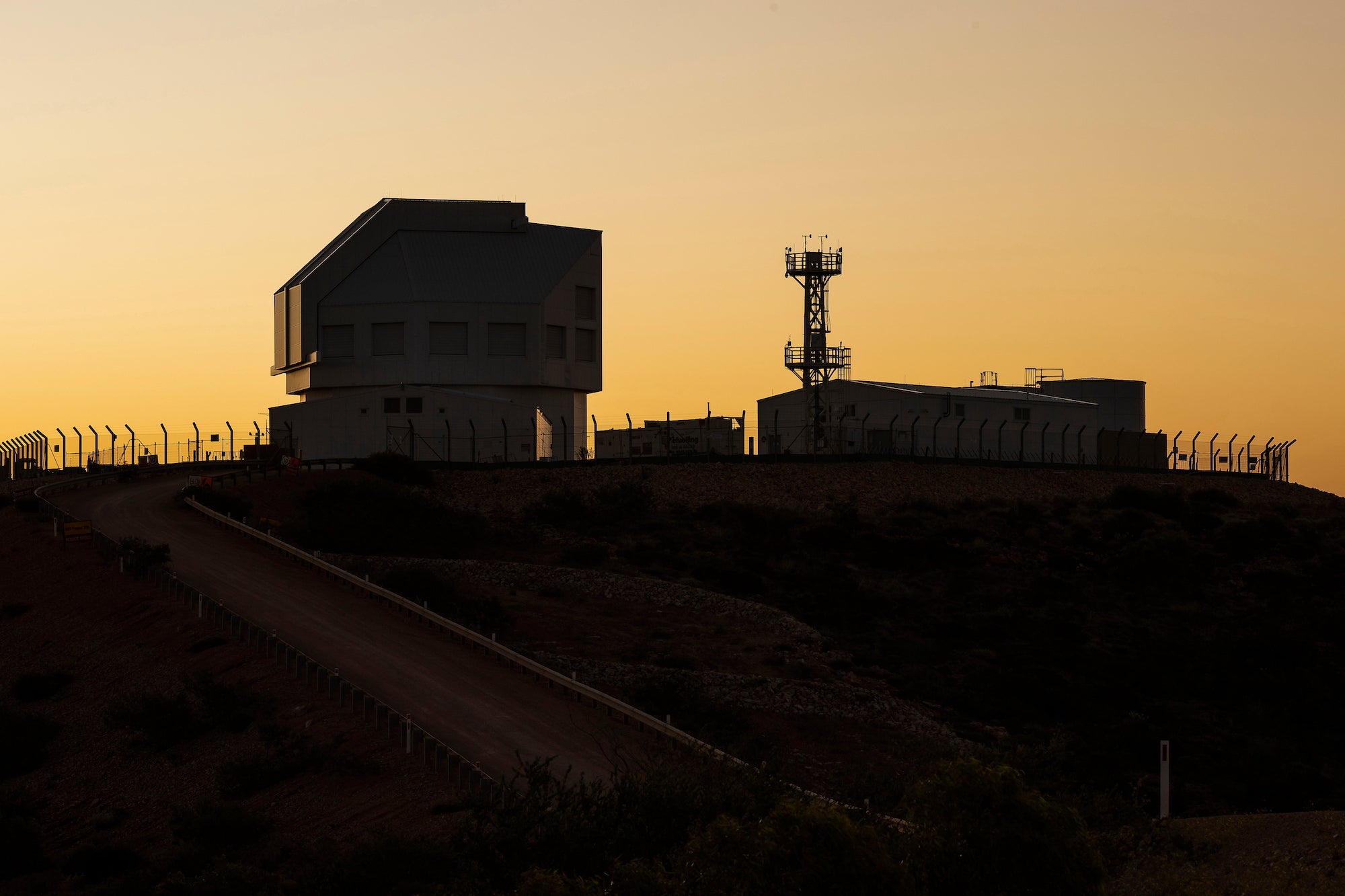 The telescope is located near Exmouth, Western Australia.