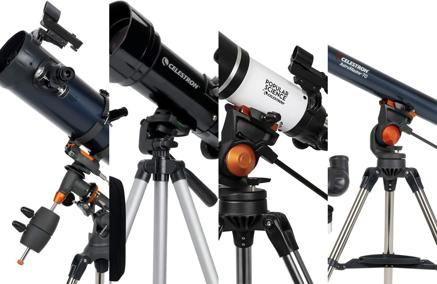 A lineup of telescopes on sale as part of the Amazon Prime Early Access sale