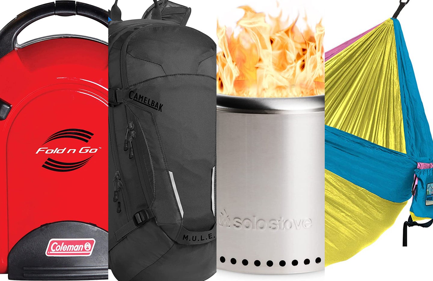 A lineup of camping gear on sale as part of Amazon Prime Early Access