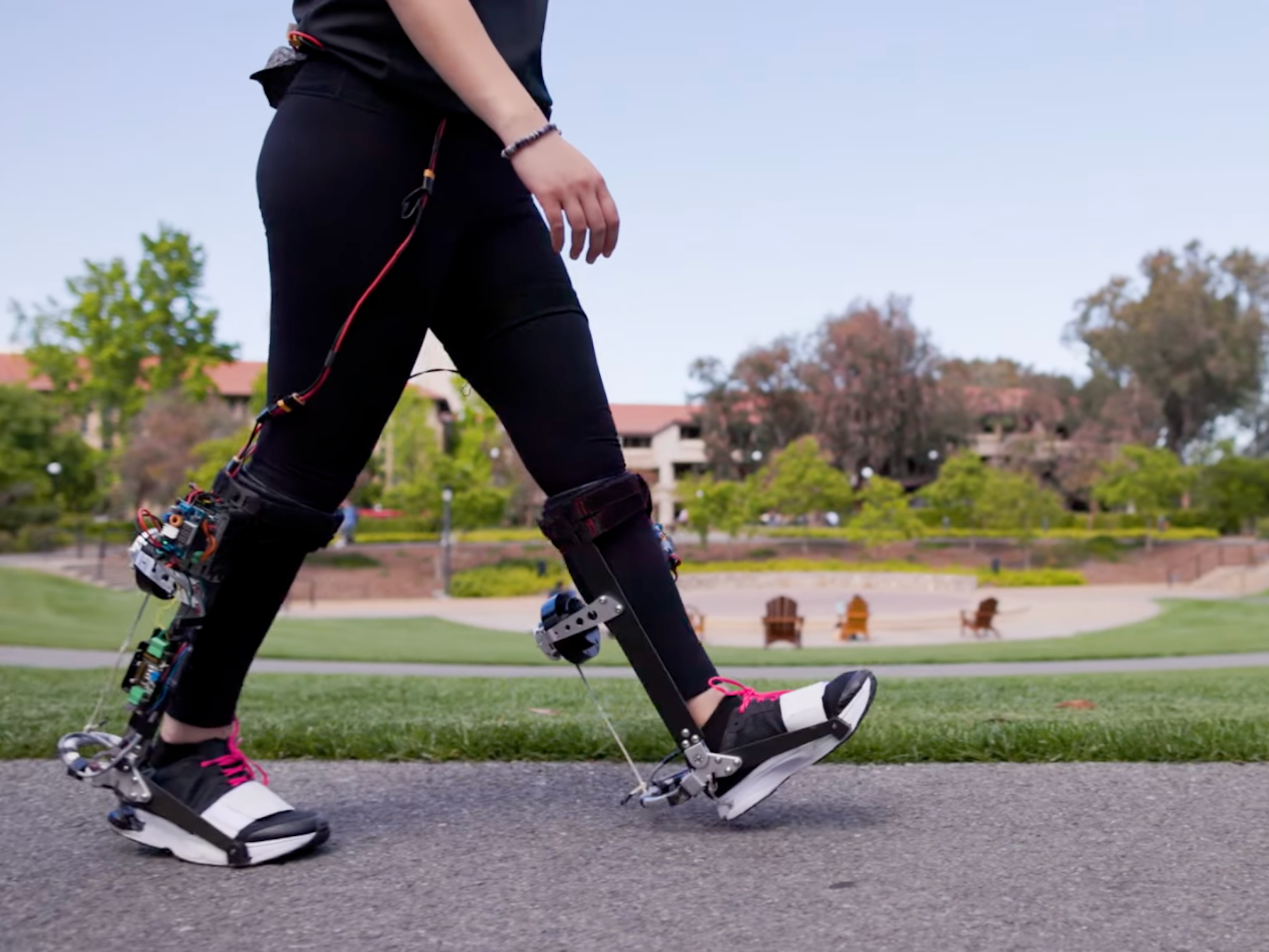 These robotic exoskeleton boots will make you feel 30 pounds lighter