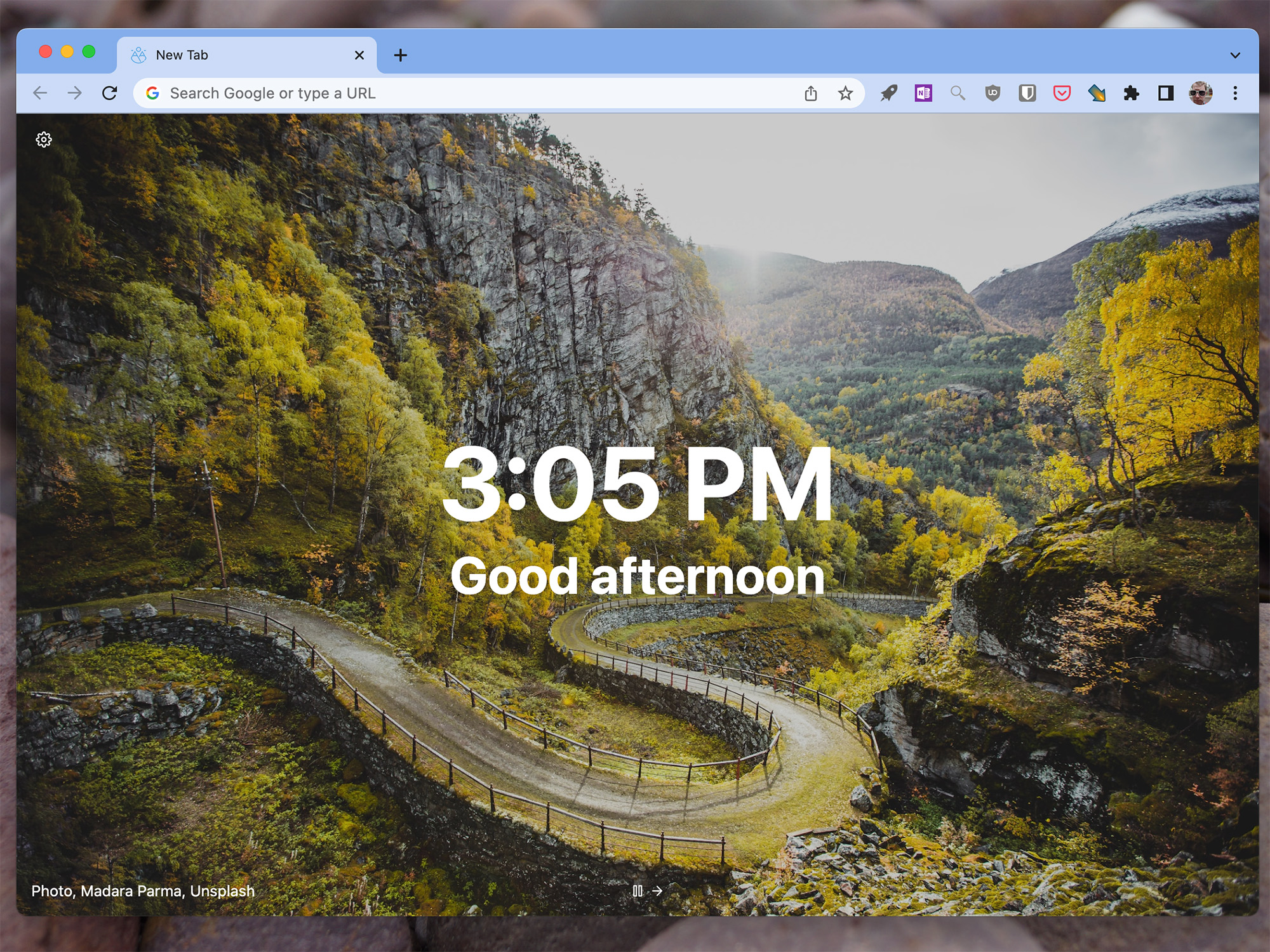 How do you change the new tab page in Chrome?