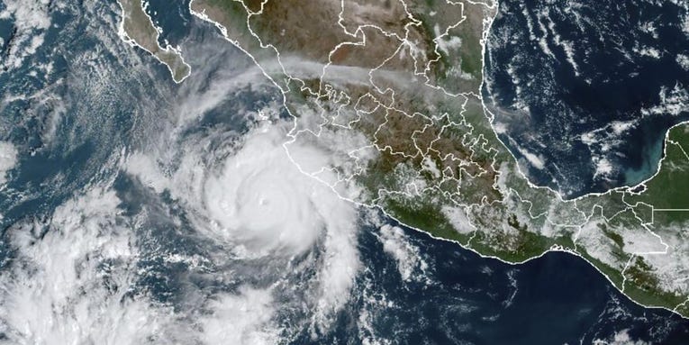 Category 3 Hurricane Roslyn hit Mexico with landslides, flash flooding, and strong winds
