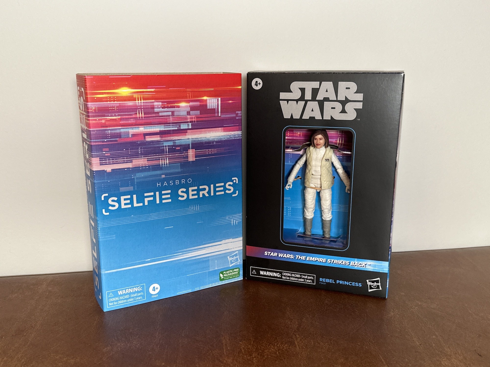 a star wars action figure in its box