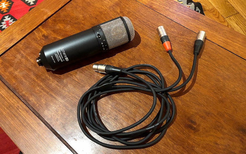 Townsend Labs Sphere L22 on a table with its cable