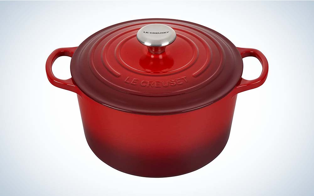 The Le Creuset Dutch Oven sis the best practical gift for new homeowners.
