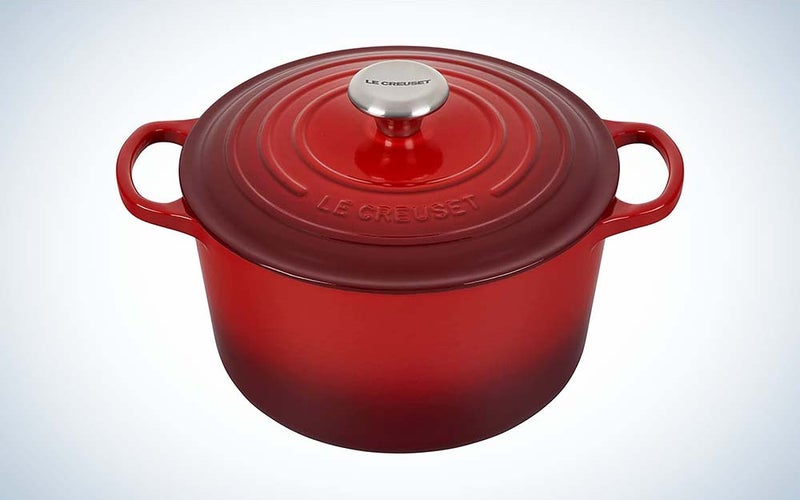 The Le Creuset Dutch Oven sis the best practical gift for new homeowners.