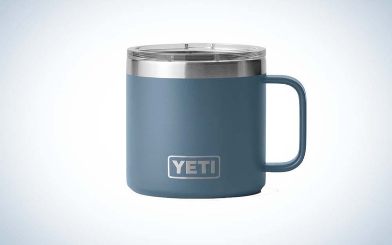The YETI Ramble Mug is the best practical gift for outdoors enthusiasts.