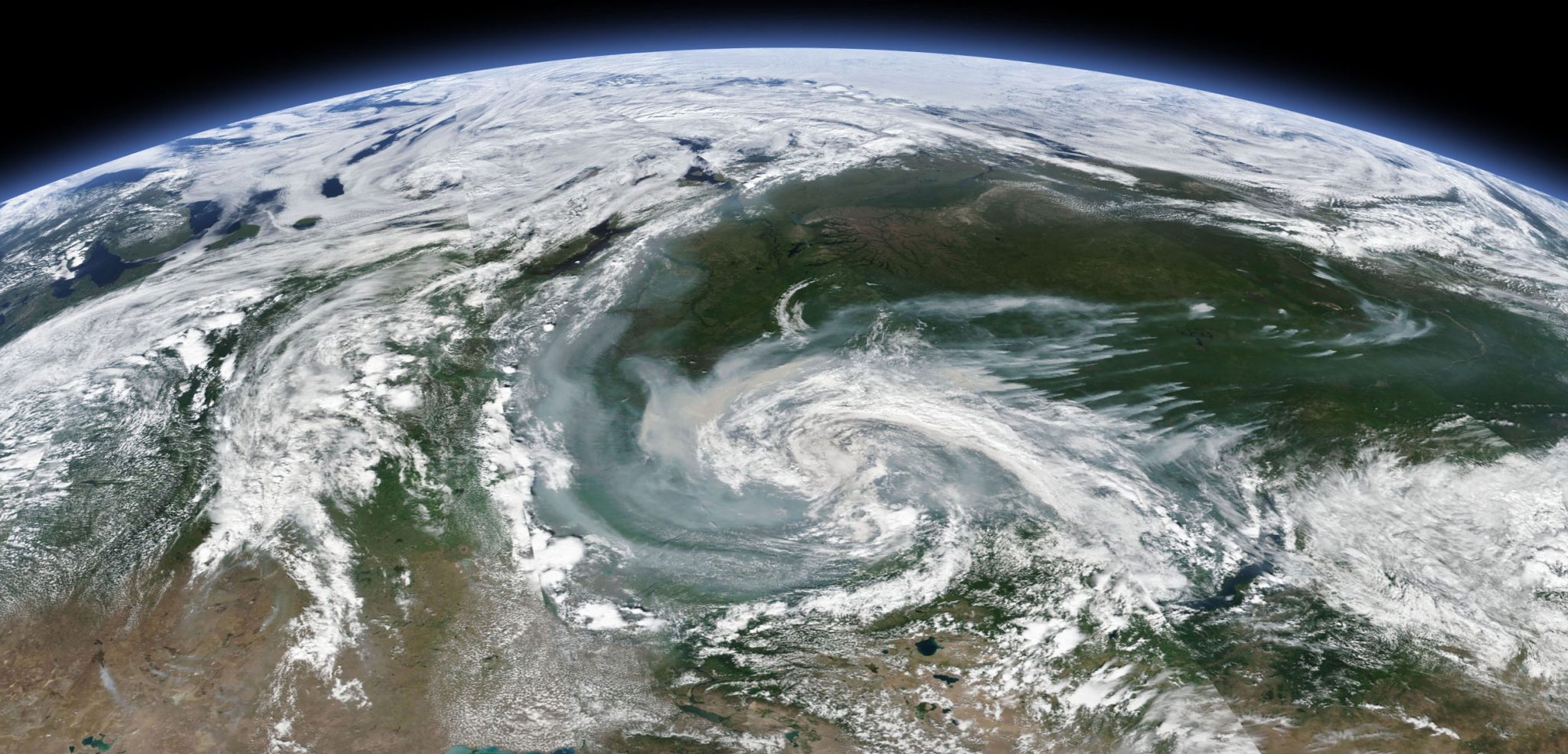 Global warming is making wildfires more common. In the Arctic Ocean and other nutrient-limited ecosystems, the extra nutrients borne by wildfire smoke can trigger algae blooms.