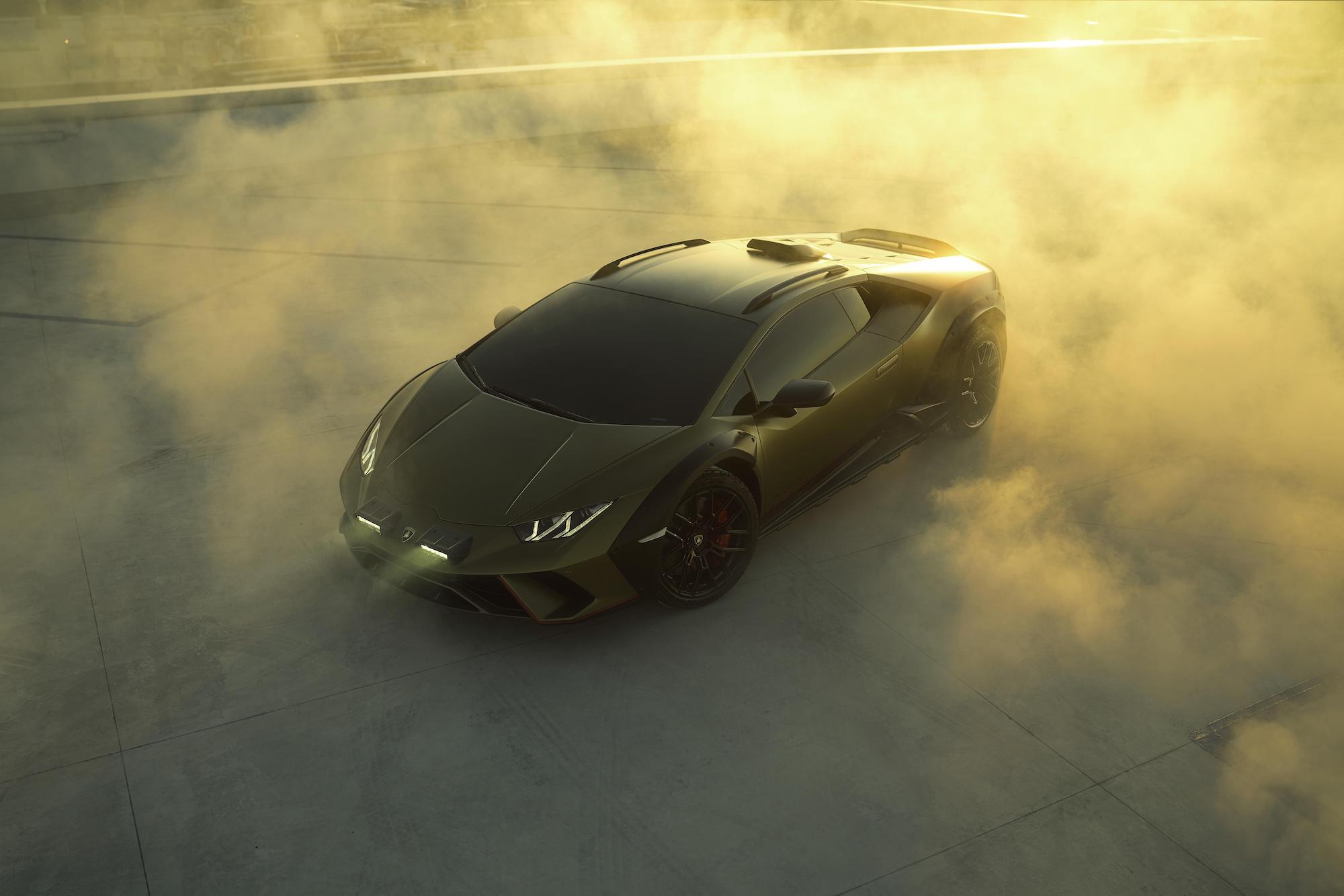 Mira este nuevo Lamborghini todoterreno en acción