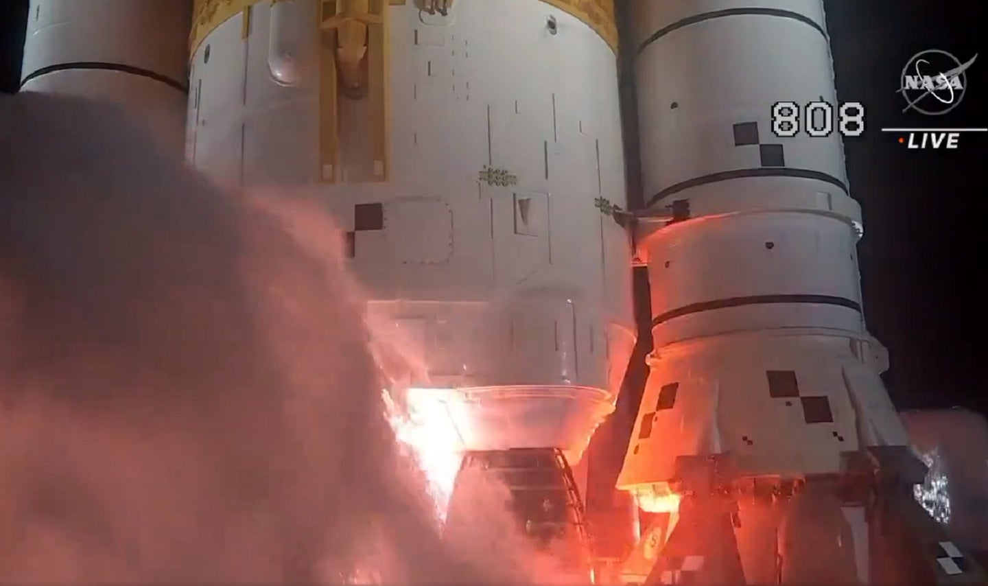 NASA Artemis I SLS rocket launch