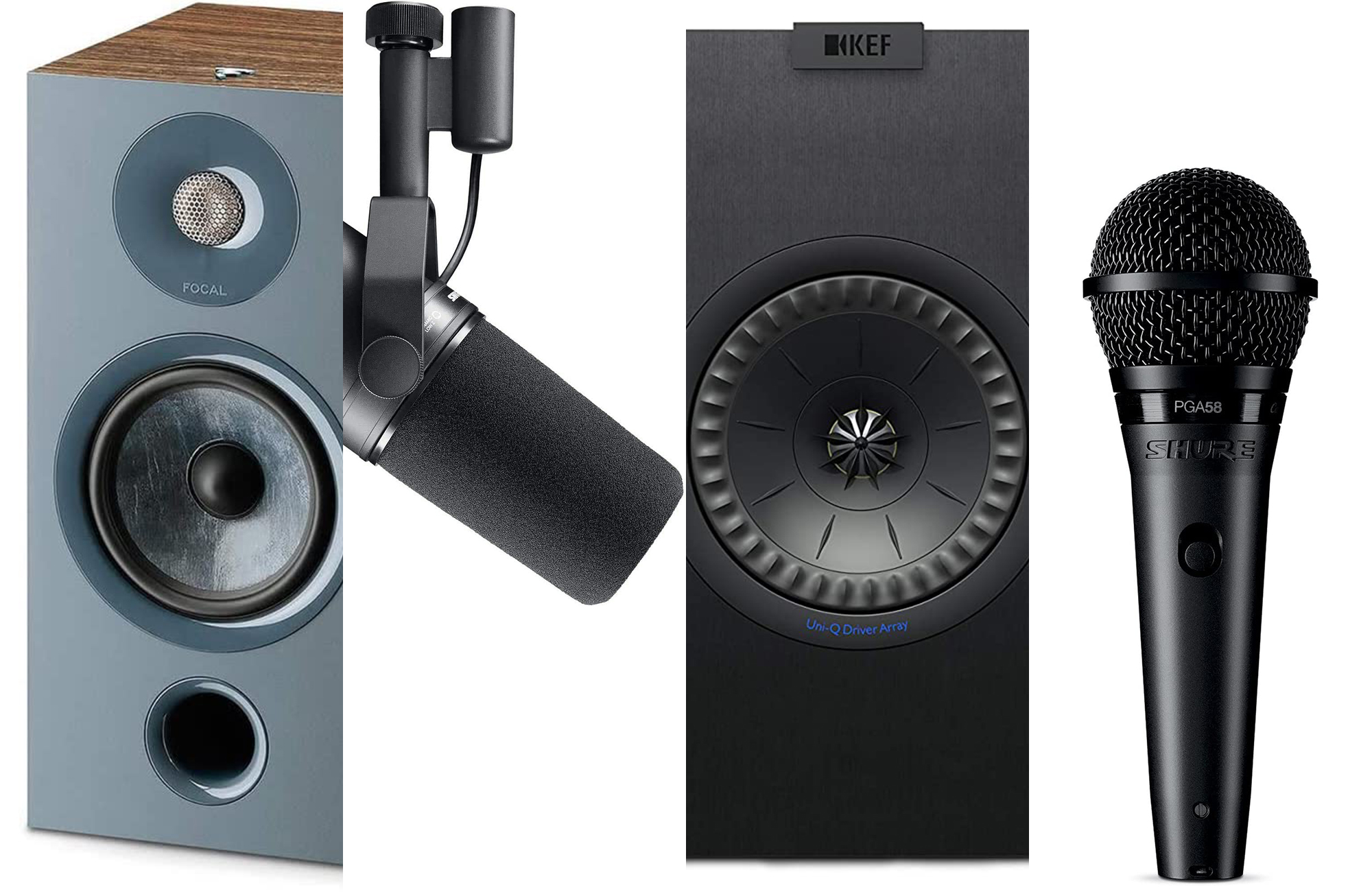 Early Black Friday mic and speaker deals: Shure, KEF,  Mackie, and more