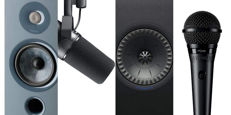 Early Black Friday mic and speaker deals: Shure, KEF,  Mackie, and more