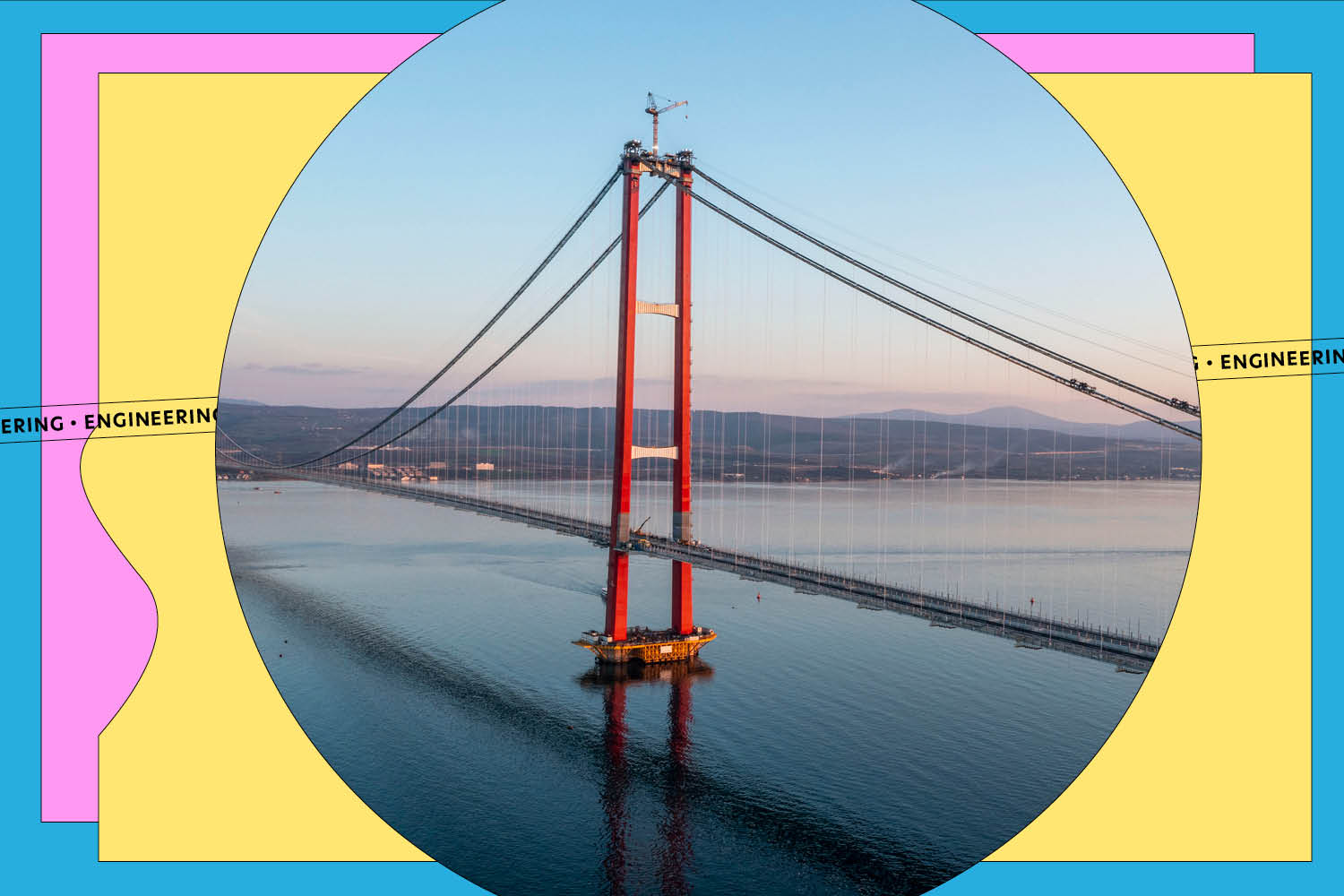 Canakkale Bridge in Turkey
