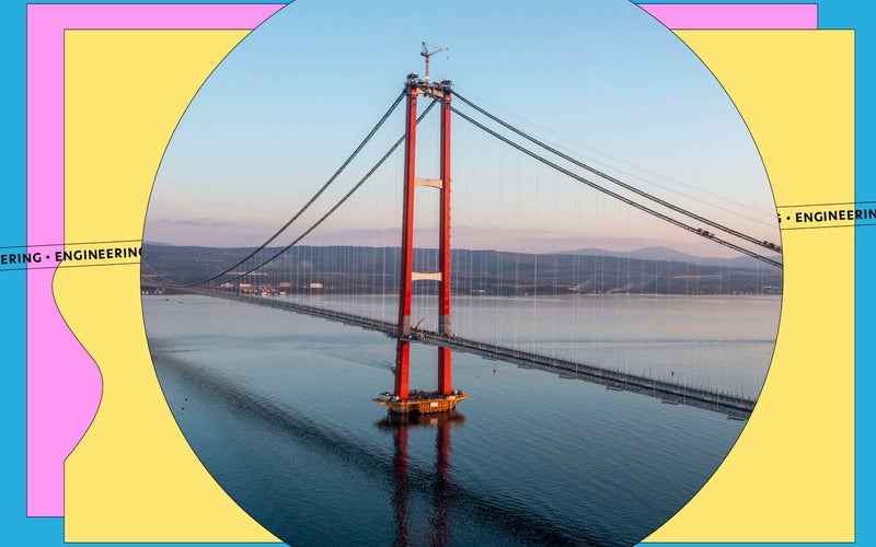 Canakkale Bridge in Turkey