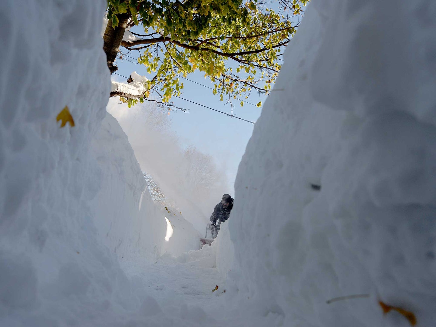 Snow in Buffalo, NY