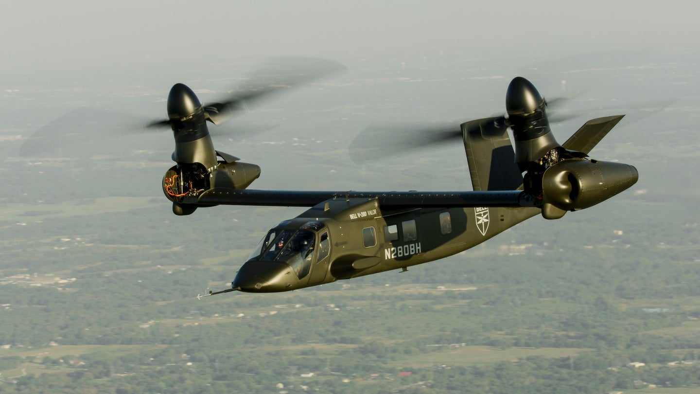 The V-280 Valor was chosen to be the Army's next Black-Hawk-type aircraft.