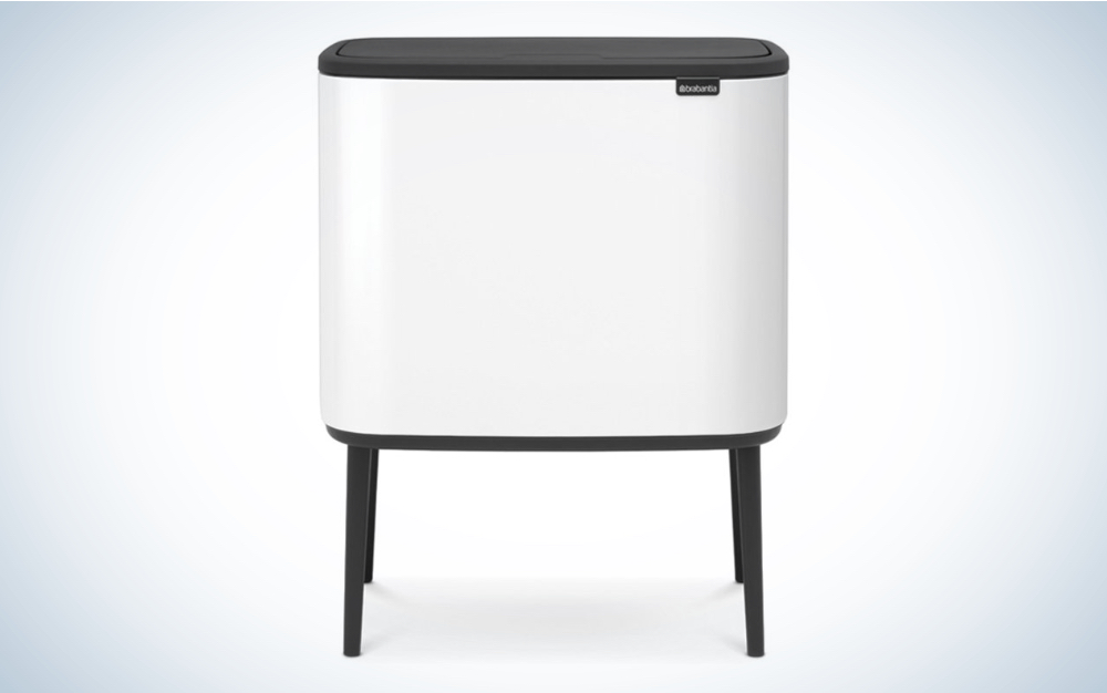 Brabantia Bo Touch Top Trash Waste:Recycling Garbage Can
