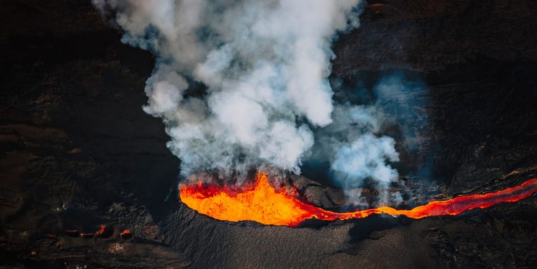 The world’s largest active volcano simmers down after eruption