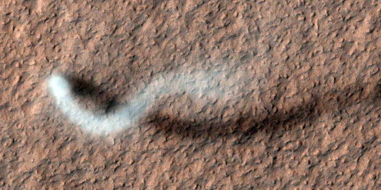 For the first time, humans can hear a dust devil roar across Mars