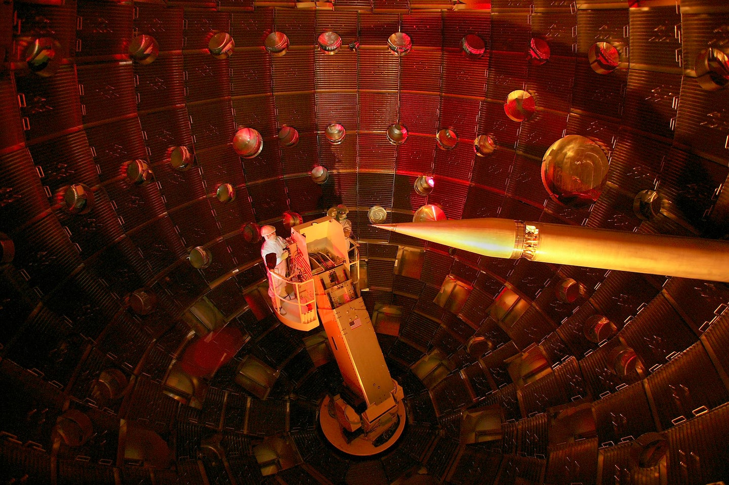 Target fusion chamber of the National Ignition Facility