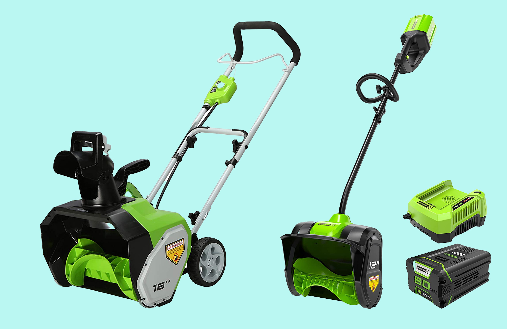 greenworks amazon snow clearing deals