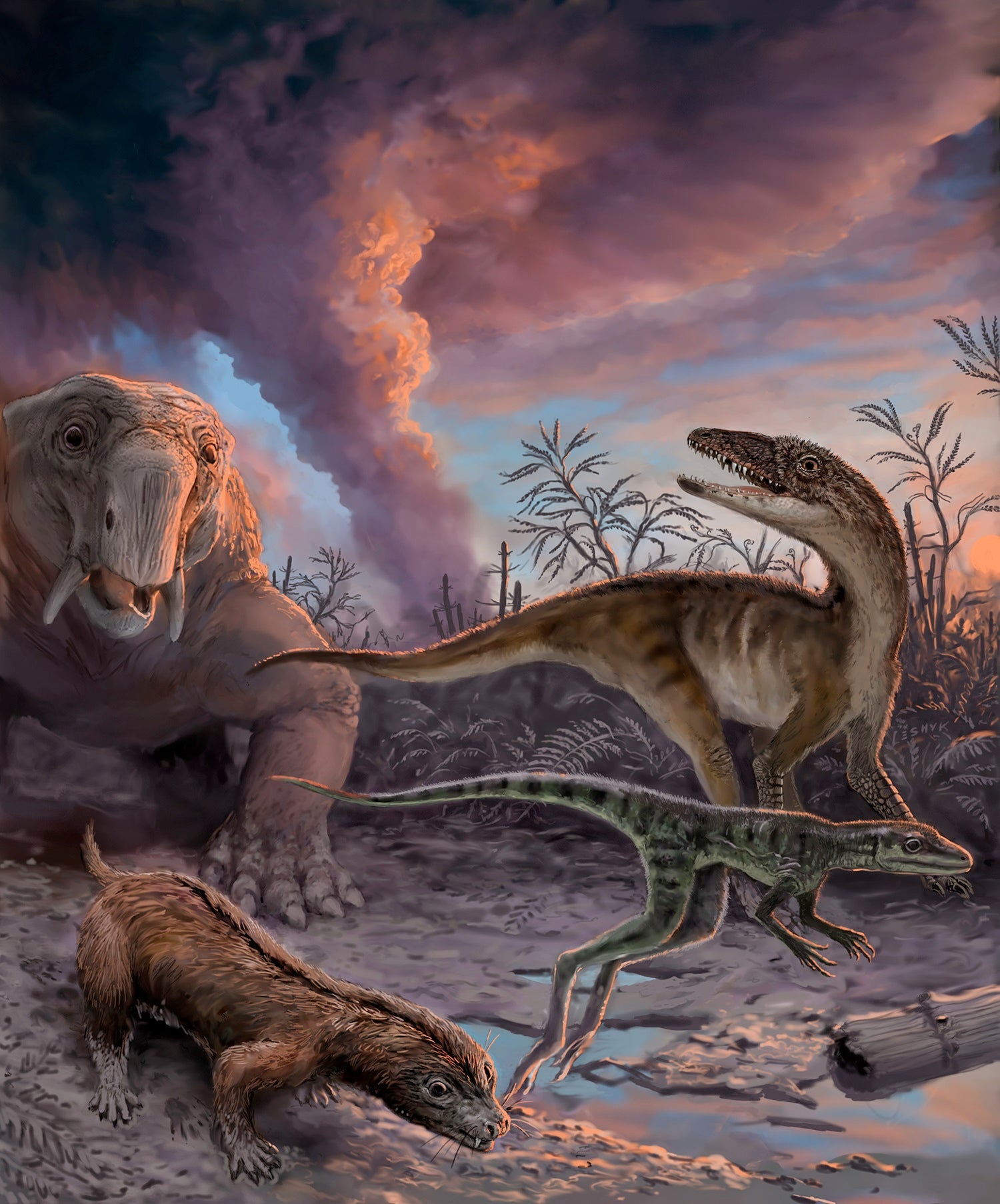 A warming planet may have set the stage for dinosaurs to rule the Earth