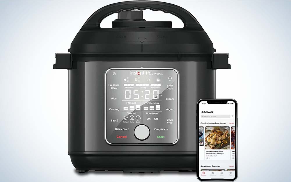 The instant Pot Pro Plus is the best Instant Pot with smart features.